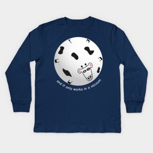 Spherical Cow in a Vacuum Kids Long Sleeve T-Shirt